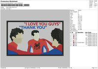 Three Spiderman I Love You Guys