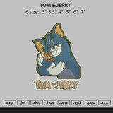 Tom And Jerry Embroidery