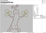 Trees Character Embroidery