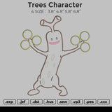 Trees Character Embroidery