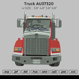 Truck AU37320 Embroidery