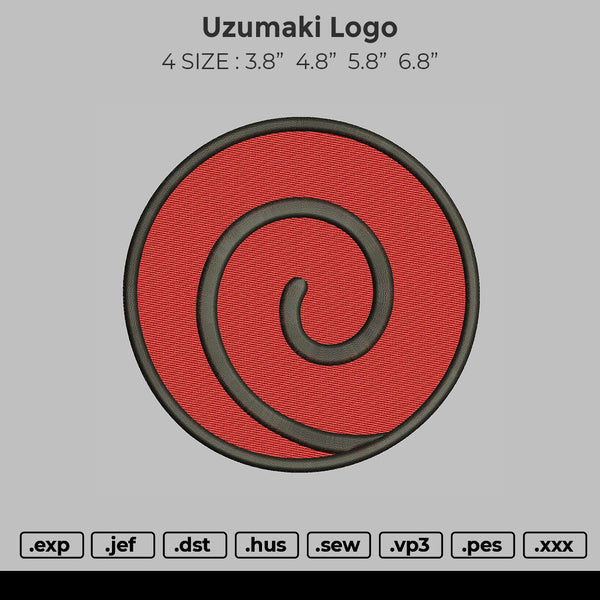 Uzumaki Logo Embroidery