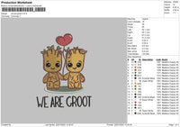 We Are Groot Embroidery