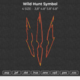 Wild Hunt Symbol Embroidery
