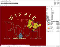Winnie The Pooh mbroidery