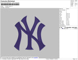 Yankees NY Embroidery