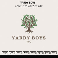 Yardy Boys Embroidery