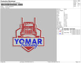 Yomar Trucking Embroidery