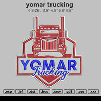 Yomar Trucking Embroidery
