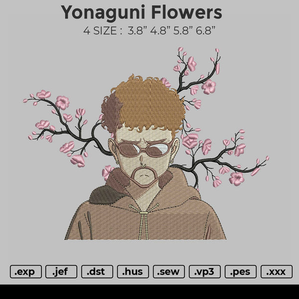 Yonaguni Flowers Embroidery