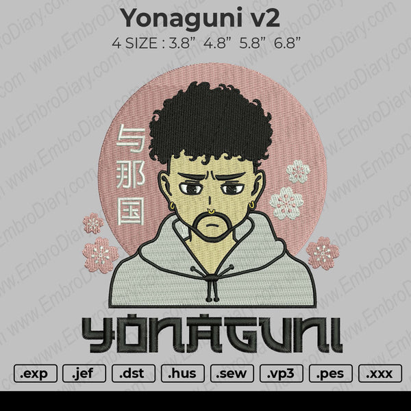 Yonaguni V2 Embroidery