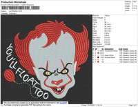 You Will Float Embroidery